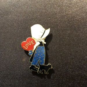 Vintage “Holly Hobbie” LOVE Pin